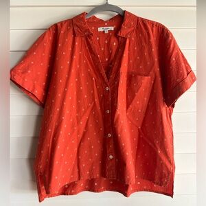 Madewell Short Sleeve Button Down Collared Shirt